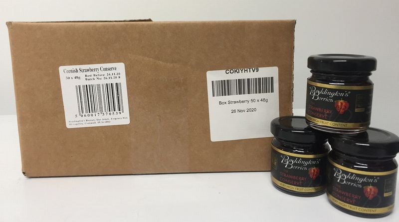 Strawberry Conserve - 48g Jars (Box of 50)
