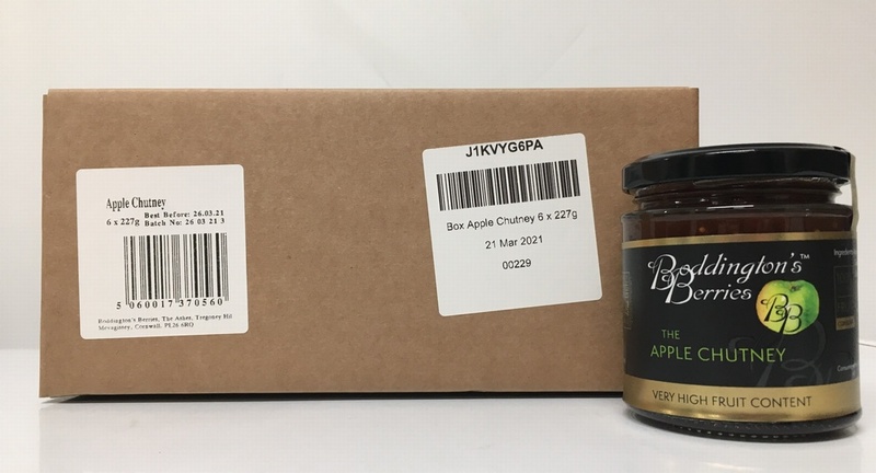 Apple Chutney - 227g Jars (Box of 6)