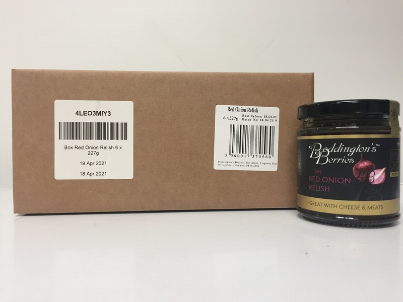 Red Onion Relish - 227g Jars (Box of 6)