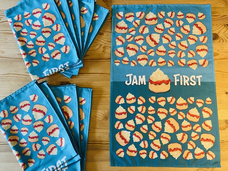 Jam First Large Cornish Tea Towels