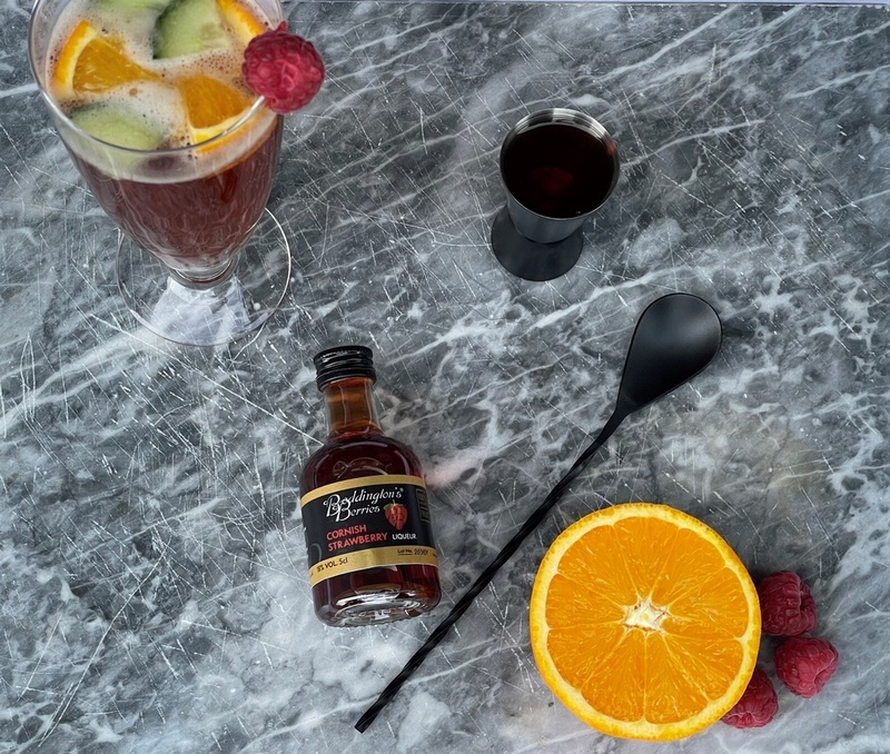 3 x Cornish Strawberry Liqueur - 5cl