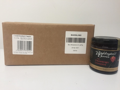 Strawberry Conserve - 227g Jars (Box of 6)