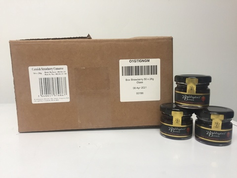 Strawberry Conserve - 28g Jars (Box of 50)