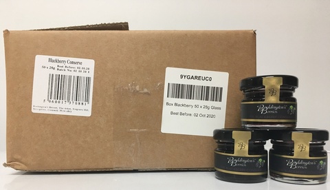 Blackberry Conserve - 28g Jars (Box of 50)