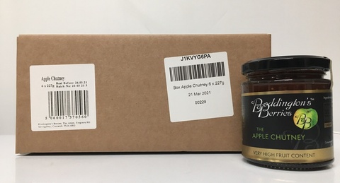 Apple Chutney - 227g Jars (Box of 6)