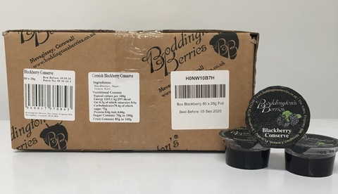 Blackberry Conserve - 28g Individual Portions (Box of 80)