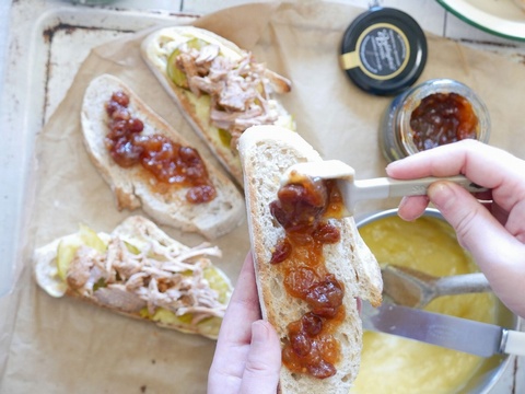 Boddington's Berries | Apple Chutney | Sandwich