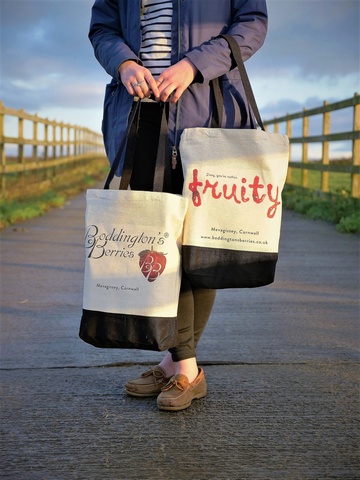 Boddington's Berries Canvas Shopper